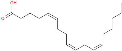 5,9,12 octadecatrienoic acid, (5z,9z,12z) 